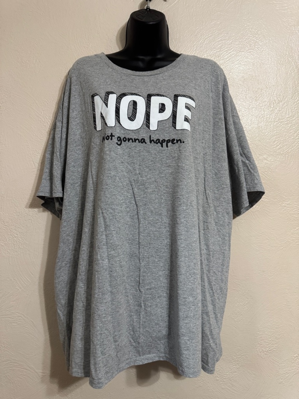 NOPE Graphic Short Sleeve Tee - Gray
